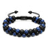 PERLENARMBAND LAPISAZULI & LAVASTEIN 6MM