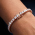 TENNISARMBAND MOISSANIT ROSE