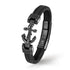Lederarmband mit Anker Herren anchor bracelet uniqal