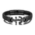 Lederarmband mit Anker Herren anchor bracelet uniqal