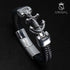 Anker anchor lederarmband herren ship bracelet silver uniqal