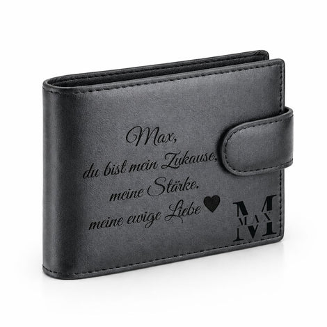 BLACK VAULT – Personalisierte Herren Geldbörse