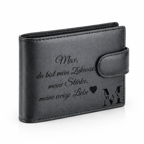 BLACK VAULT – Personalisierte Herren Geldbörse