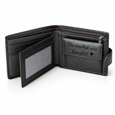 BLACK VAULT – Personalisierte Herren Geldbörse