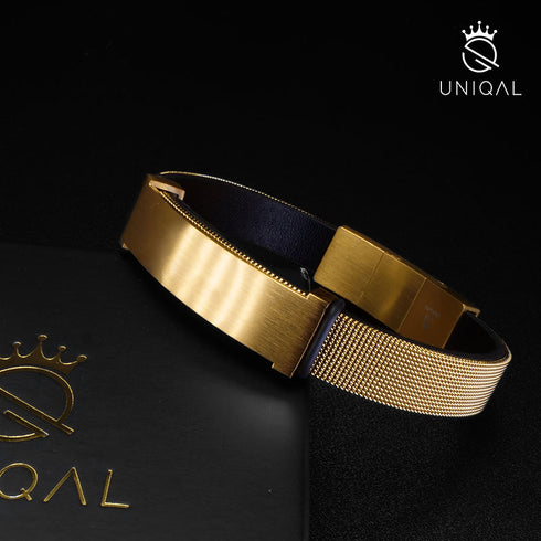 armband gold mit gravur uniqal herrenarmband damenarmband
