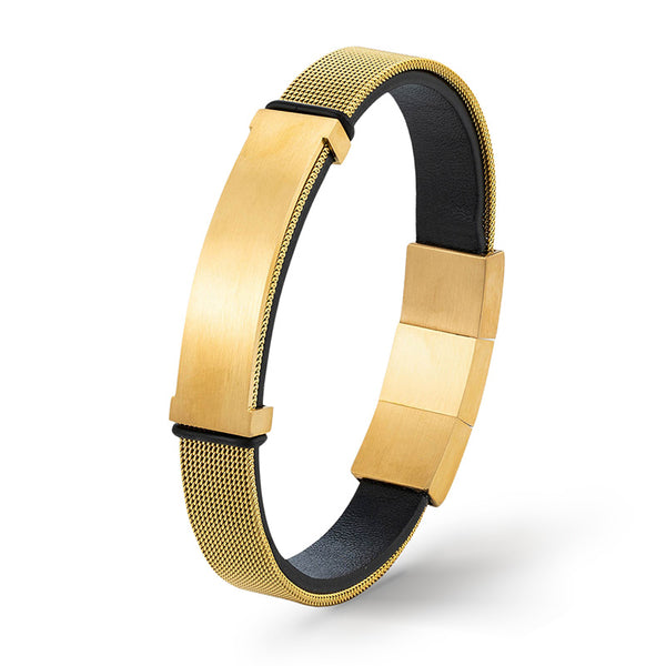 armband gold mit gravur uniqal herrenarmband damenarmband