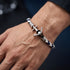 Personalisiertes Herren Ankerarmband mit Gravur Möglichkeit, Edelstahl Anker und Segeltau