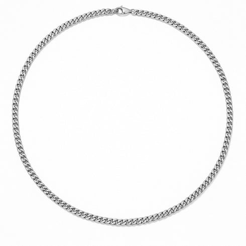 Stilvolle Cuban Link Chain – zeitloses Männeraccessoire in Silberoptik, Made in Germany