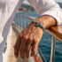 Herrenarmband mit Edelstahl Anker, blauem Segeltau und maritimem Design