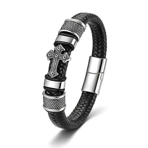 Uniqal GLORY auf weißem Hintergrund – eleganter Schmuck mit Kreuzmotiv, Unisex-Design, personalisierbar für Taufe oder Geburtstag.