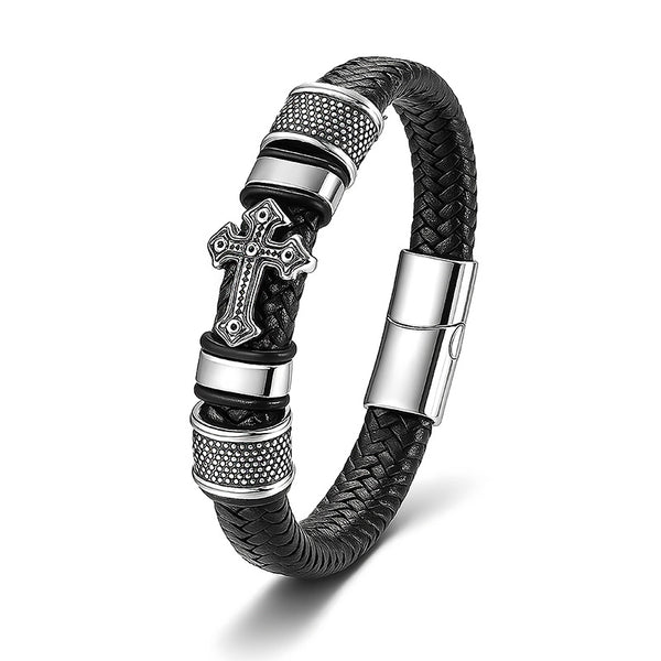 Uniqal GLORY auf weißem Hintergrund – eleganter Schmuck mit Kreuzmotiv, Unisex-Design, personalisierbar für Taufe oder Geburtstag.