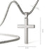 kreuzkette silber uniqal personalisierbar anhängergrösse