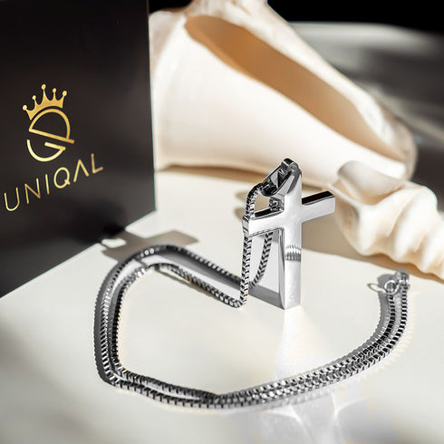 kreuzkette silber uniqal personalisierbar