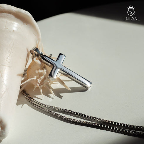 kreuzkette silber uniqal personalisierbar