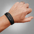 Uniqal Lederarmband schwarz Unisex geflochten stilvoller Armschmuck modern Herren Accessoire