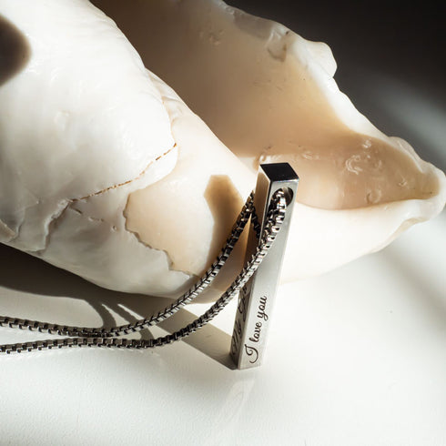 personalisierte namenskette silver uniqal