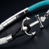 Personalisiertes Herren Ankerarmband mit Gravur, Edelstahl Anker und blauem Segeltau