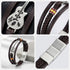 UNIQAL Lederarmband Guitar mit Gitarren Element aus Edelstahl und modernem Musik Design