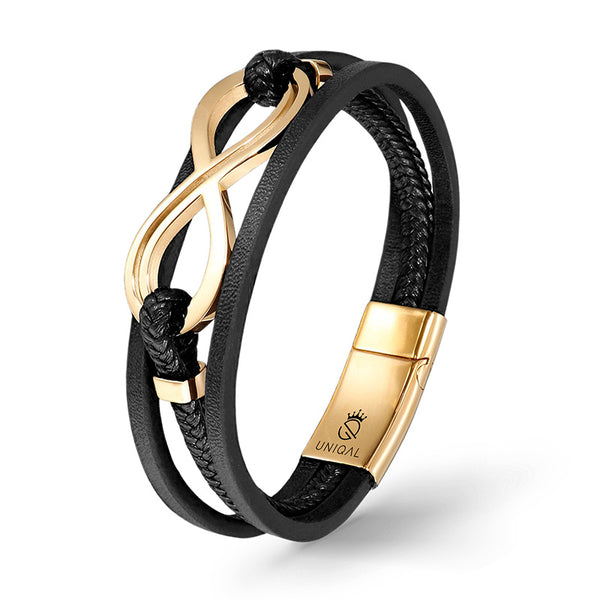 Unendlichkeit Armband Gold uniseh forever uniqal