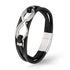 Unendlichkeitszeichen leder Armband herren damen unisex uniqal