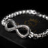 Infinity armband unendlichkeit edelstahl uniqal