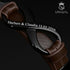 INFINITY BROWN mit Gravur – Partnerarmband mit Namen und Datum, personalisiertes Geschenk zum Jahrestag oder Hochzeitstag, Uniqal
