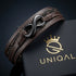 Personalisiertes Armband mit Infinity-Symbol aus Edelstahl – BROWN NICE Uniqal