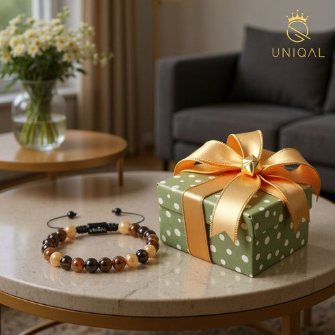 Elegantes Botswana Achat Armband als Geschenkidee – ideal für Weihnachten, Geburtstag oder Jahrestag, bringt Harmonie und positive Schwingung