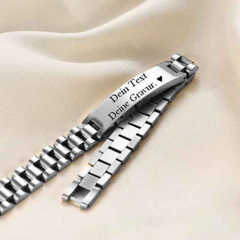 Gravierbares Männerarmband als Geschenkidee – edel & individuell