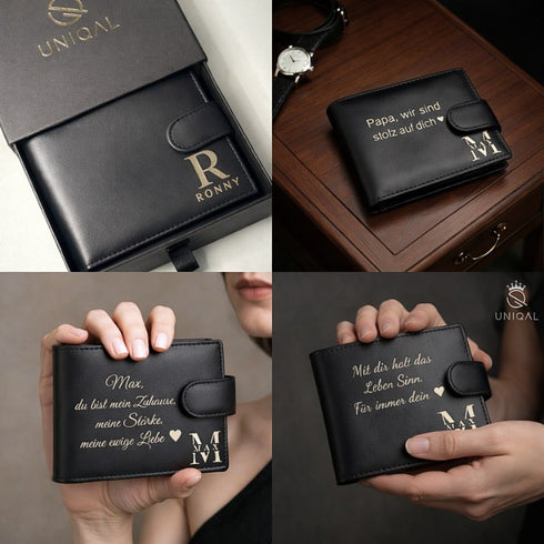 Premium Männer-Brieftasche in luxuriöser Präsentationsbox – perfektes Geschenk