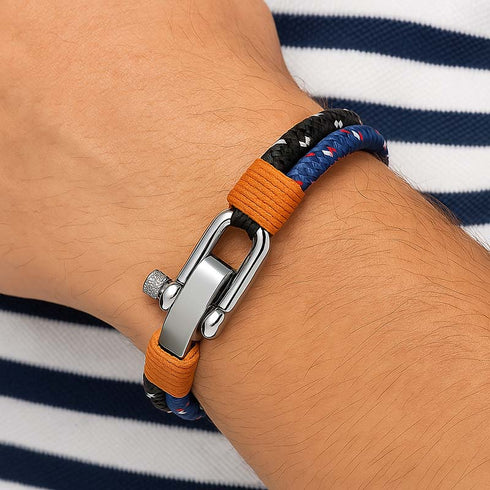 maritimes nautisches unisex armband segeltau schaekel uniqal