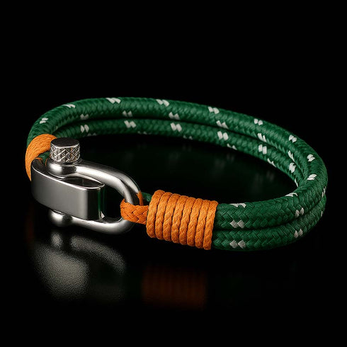 maritimes nautisches unisex armband segeltau schaekel uniqal