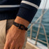 maritimes nautisches unisex armband segeltau schaekel uniqal