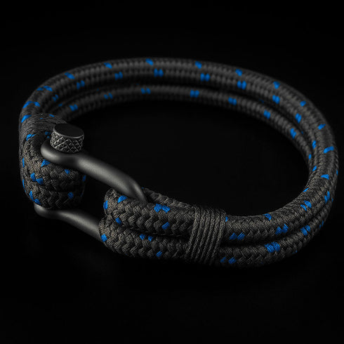 maritimes nautisches unisex armband segeltau schaekel uniqal