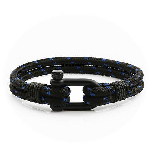 maritimes nautisches unisex armband segeltau schaekel uniqal