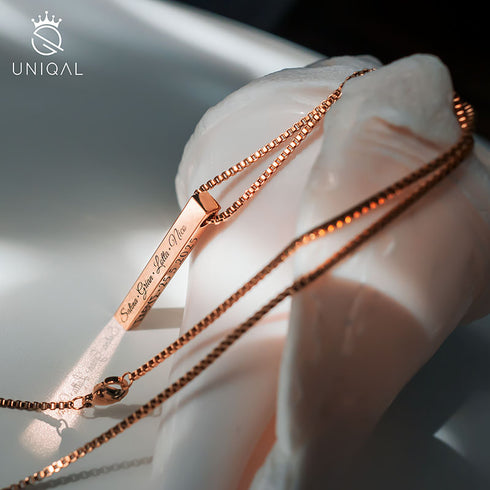 PERSONALIZED NAME NECKLACE Rose Gold