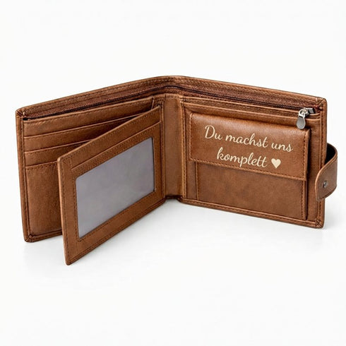 Edles Männer-Portemonnaie in luxuriöser Verpackung – perfektes Geschenk