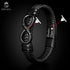Armband mit Gravur Leder Herren Infinity unendlichkeit Uniqal