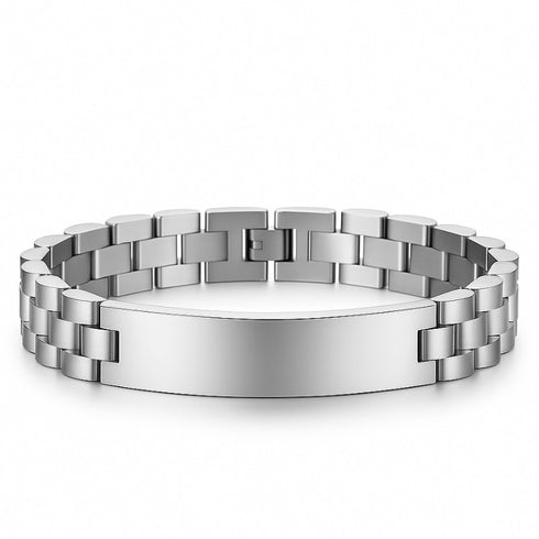 Personalisierbares Armband aus Edelstahl – für Männer mit Stil