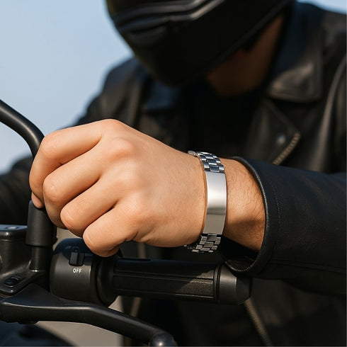 Personalisierbares Armband aus Edelstahl – für Männer mit Stil