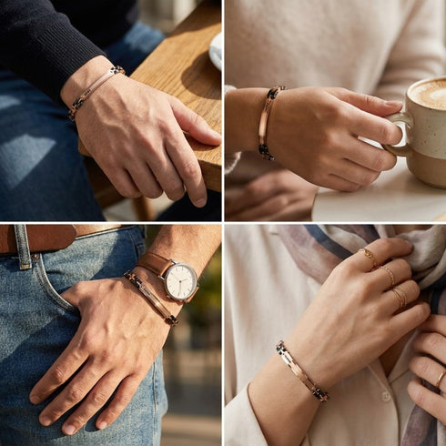 Zeitloses Design passend zu Uhr, Strickmode, Hemd oder legerem Freizeitoutfit