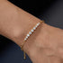 UNIQAL AURELIA minimalistisches Couture Armband mit luxuriöser Moissanit Raffinesse