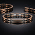 UNIQAL AURORA HOLZ BLACK Designer Schmuck mit schwarzem Holz, Roségold und exklusiver Premium-Optik.
