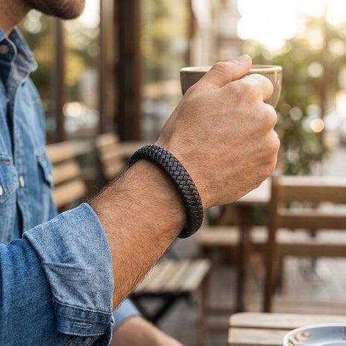 Magnetischer Verschluss mit Verlaengerungsglied und Option fuer individuelle Gravur