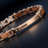 UNIQAL CALDO HOLZ ROSEGOLD Armband mit 316L Edelstahl, Naturholz und harmonischer Roségold-Veredelung.