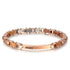 UNIQAL CALDO HOLZ ROSEGOLD Armband mit echtem Naturholz, AAA-Zirkonia und warmer Roségold-Optik.