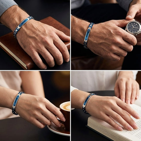 UNIQAL CATENA KERAMIK BLAU vielseitig kombiniert zu Freizeitkleidung, Office-Look und eleganter Abendmode.