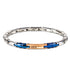 keramik armband uniqal edelstahl blau