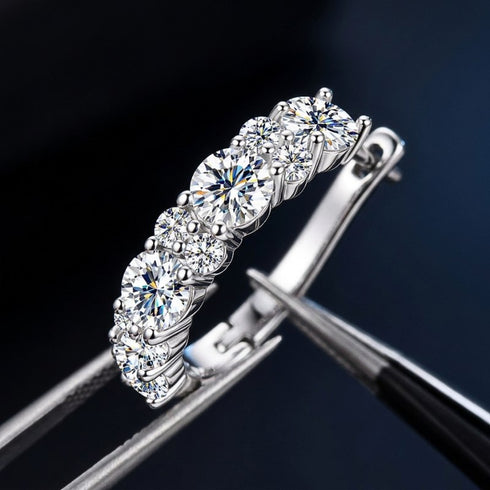 UNIQAL DIAMORA Nahaufnahme einer funkelnden Schmuckkreation mit präziser Fassung und außergewöhnlicher Brillanz