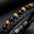 Uniqal TIGER EYE PASSION zeigt kontrastreiche Gestaltung mit dunklen und goldbraunen Elementen für ausdrucksstarke Wirkung